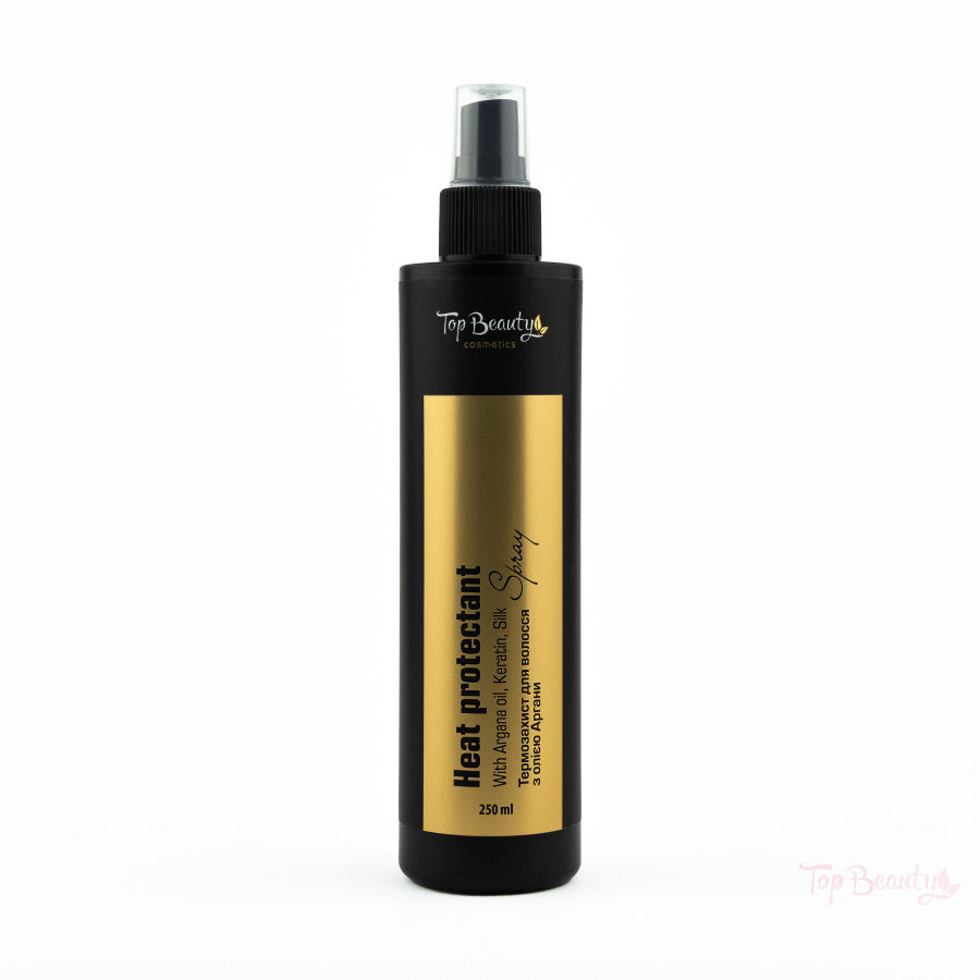 Spray termoprotector cu ulei de argan, keratină și mătase, 250 ml ✨🔥