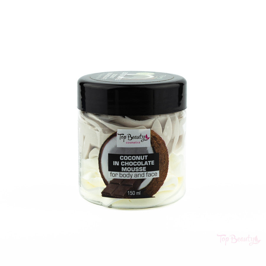 Top Beauty - Unt de corp Mousse cu Cocos și ciocolata 150ml