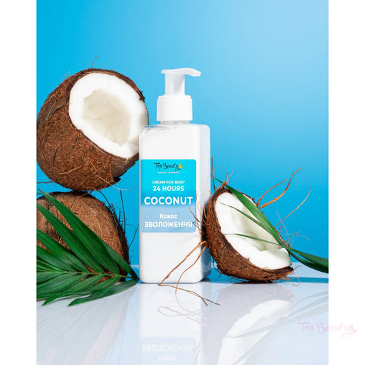 Loțiune de Corp Hidratantă cu Cocos – 24H Coconut Glow