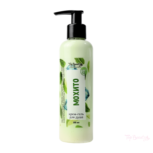 Top Beauty – Cremă-Gel de Duș „Mojito” (200 ml)